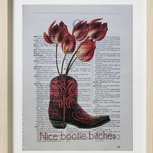Women's Bootie - NIce bootie bitches - Dictionary ART PRINT